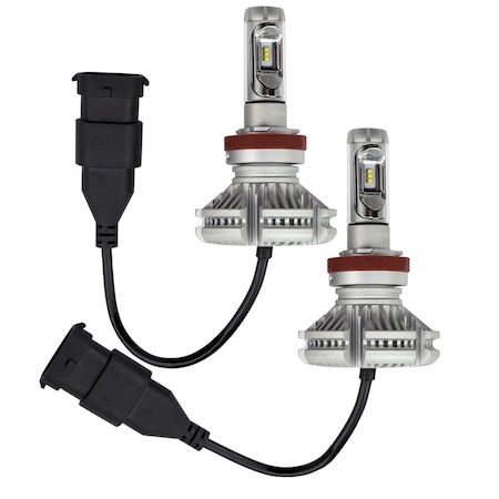 Heise H11 Replacement Led Headlight Kit, Pair HEH11LED
